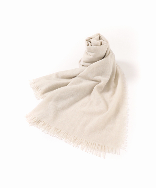 ASAUCE MELER（アソースメレ）の「ASAUCE MELER（アソースメレ） カシミヤマイクロバスケットストール（ストール/ショール・レディース・ブラウン/ブラック/ライトグレー・FREE）」の13枚目の写真