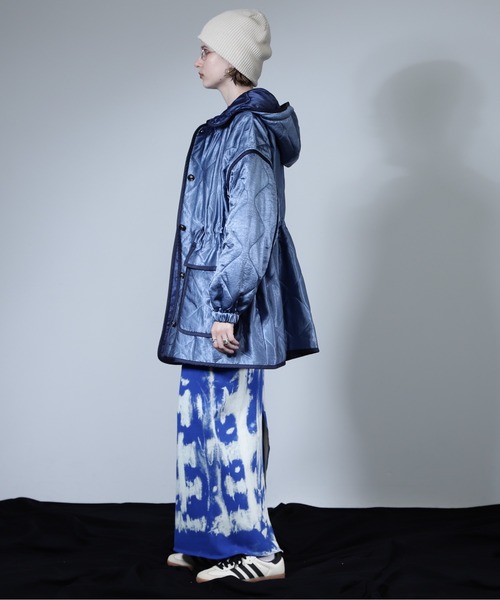 CREOLME（クレオルム）の「(CREOLME)ミリタリーライクキルトコート（その他アウター・レディース・カーキ/ブルー・FREE）」の12枚目の写真