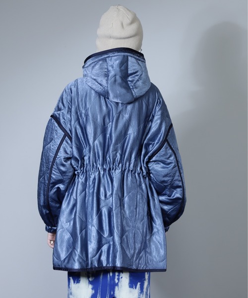 CREOLME（クレオルム）の「(CREOLME)ミリタリーライクキルトコート（その他アウター・レディース・カーキ/ブルー・FREE）」の17枚目の写真