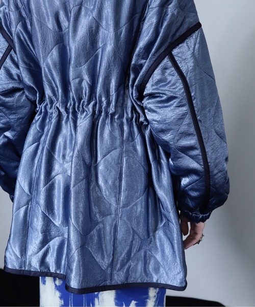 CREOLME（クレオルム）の「(CREOLME)ミリタリーライクキルトコート（その他アウター・レディース・カーキ/ブルー・FREE）」の21枚目の写真