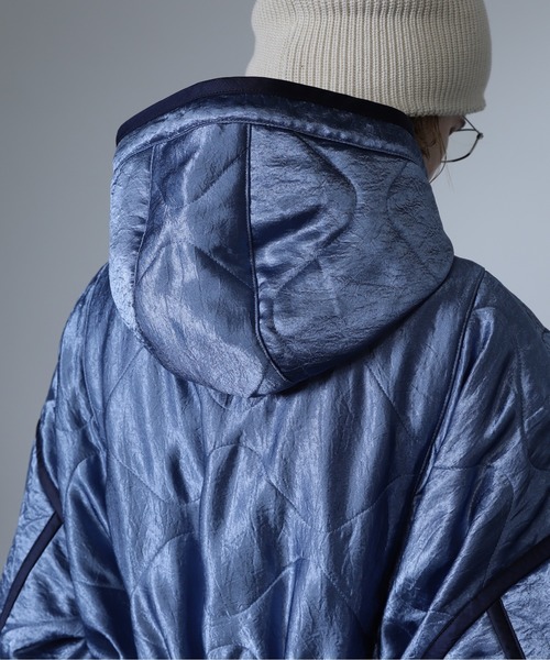 CREOLME（クレオルム）の「(CREOLME)ミリタリーライクキルトコート（その他アウター・レディース・カーキ/ブルー・FREE）」の22枚目の写真