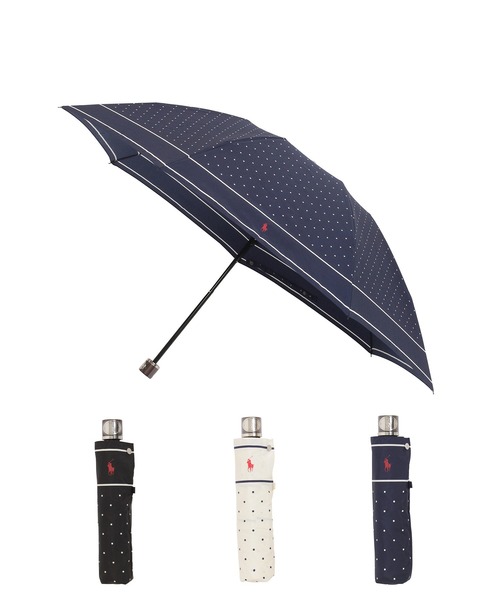 【未使用品】ポロラルフローレン ポニーロゴ総柄 折り畳み傘 ベージュ POL0124M0009_zo_a031.jpg