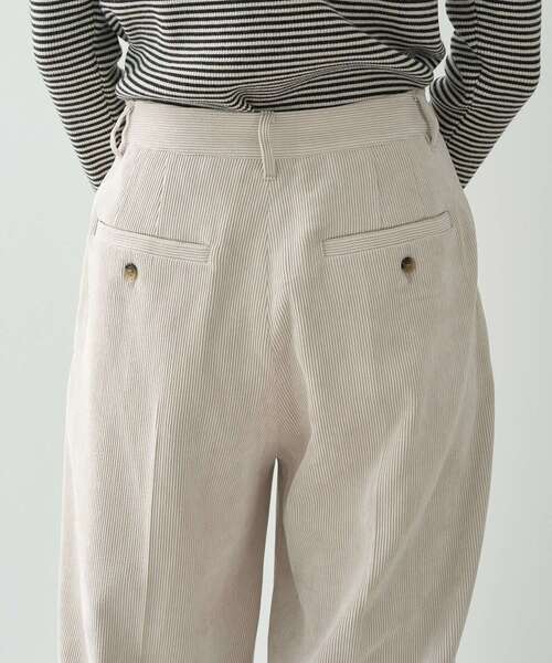 AMERICAN HOLIC（アメリカンホリック）の「コーデュロイタックワイドパンツ（その他パンツ・レディース・モカ/アイボリー/ピンク/チャコールグレー・M/L/S）」の16枚目の写真