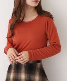 ひまわりオイル加工クルーネック長袖