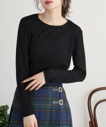 ひまわりオイル加工クルーネック長袖
