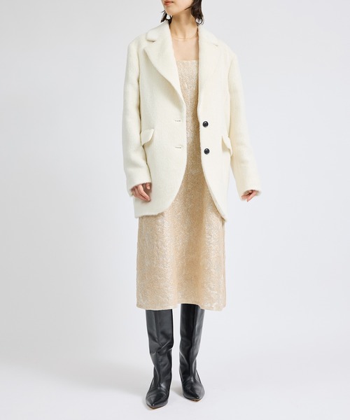 ROPE'(ロペ)の「シャギージャケット(テーラードジャケット・レディース・オフホワイト・36/38)」の11枚目の写真