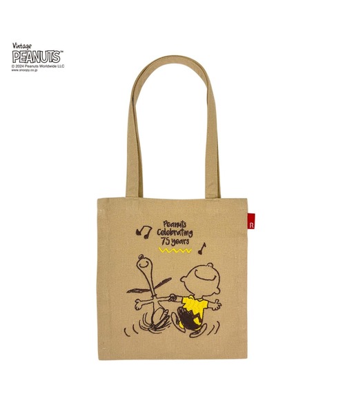 Vintage PEANUTS(ビンテージピーナッツ)の「【PEANUTSコミック誕生75周年記念商品】ルートート / SNOOPY IP.ベビールー.Peanuts-9L(トートバッグ・レディース・ピンク/ラベンダー/ベージュ/ブルー/アイボリー・FREE)」の2枚目の写真