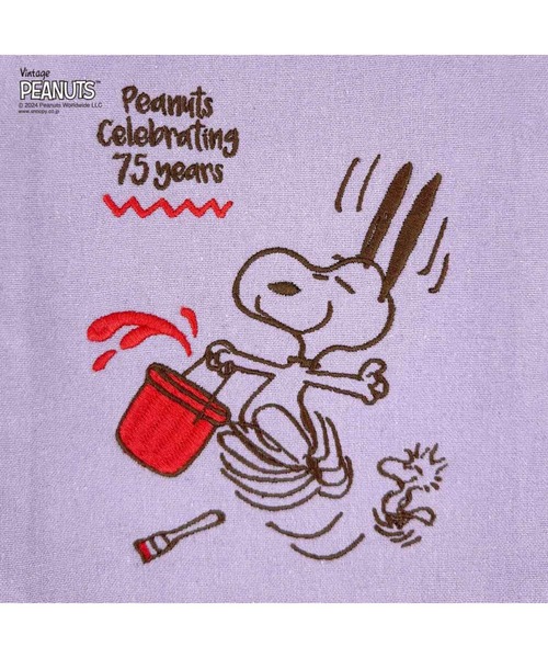 Vintage PEANUTS(ビンテージピーナッツ)の「【PEANUTSコミック誕生75周年記念商品】ルートート / SNOOPY IP.ベビールー.Peanuts-9L(トートバッグ・レディース・ピンク/ラベンダー/ベージュ/ブルー/アイボリー・FREE)」の9枚目の写真