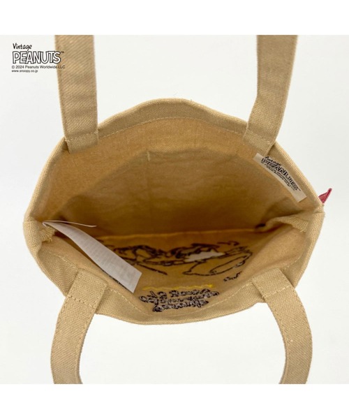 Vintage PEANUTS(ビンテージピーナッツ)の「【PEANUTSコミック誕生75周年記念商品】ルートート / SNOOPY IP.ベビールー.Peanuts-9L(トートバッグ・レディース・ピンク/ラベンダー/ベージュ/ブルー/アイボリー・FREE)」の17枚目の写真