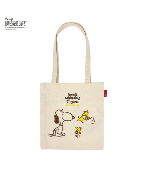 Vintage PEANUTS(ビンテージピーナッツ)の「【PEANUTSコミック誕生75周年記念商品】ルートート / SNOOPY IP.ベビールー.Peanuts-9L(トートバッグ・レディース・ピンク/ラベンダー/ベージュ/ブルー/アイボリー・FREE)」の6枚目の写真