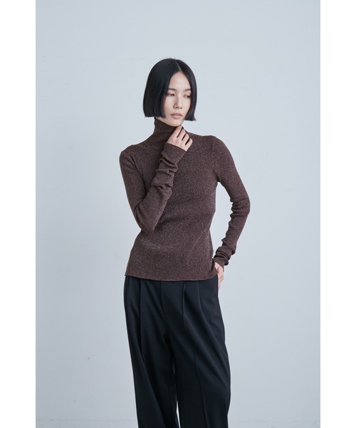 タートルシアーリブニット（ニット/セーター）｜MIESROHE（ミースロエ