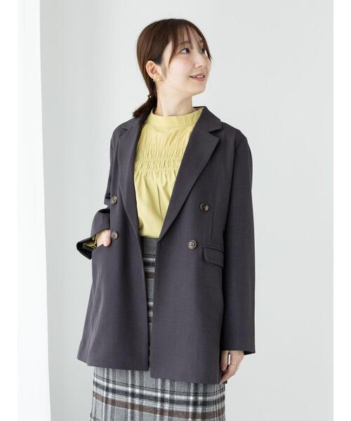 Te chichi TERRASSE(テチチテラス)の「シャーリングブラウス(シャツ/ブラウス・レディース・オフホワイト/イエロー/ブラック・F)」の17枚目の写真