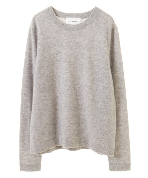 Lourmarin（ルールマラン）の「【LOURMARIN】カシミヤクルーネックPO（ニット/セーター・レディース・オフホワイト/モカ/ラベンダー/ライトグレー・FREE）」の6枚目の写真