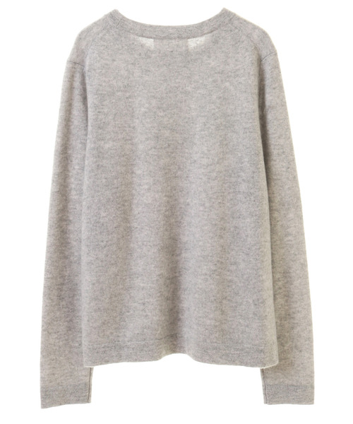 Lourmarin（ルールマラン）の「【LOURMARIN】カシミヤクルーネックPO（ニット/セーター・レディース・オフホワイト/モカ/ラベンダー/ライトグレー・FREE）」の7枚目の写真