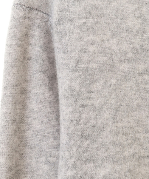 Lourmarin（ルールマラン）の「【LOURMARIN】カシミヤクルーネックPO（ニット/セーター・レディース・オフホワイト/モカ/ラベンダー/ライトグレー・FREE）」の11枚目の写真