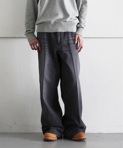EXCLUSIVE】NEONSIGN Drill Wide Denim Pants v1.6 【公式通販】