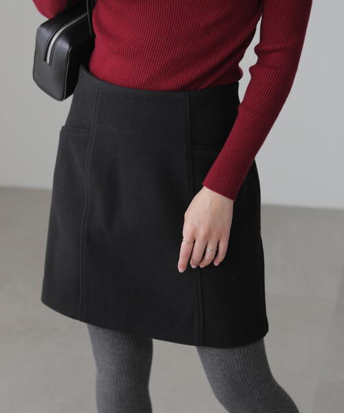 FREE'S MART（フリーズマート）の「◆メルトンタイトミニスカート（スカート・レディース・ブラック/ブラウン系その他/グレー・SMALL/MEDIUM/X-SMALL）」の17枚目の写真
