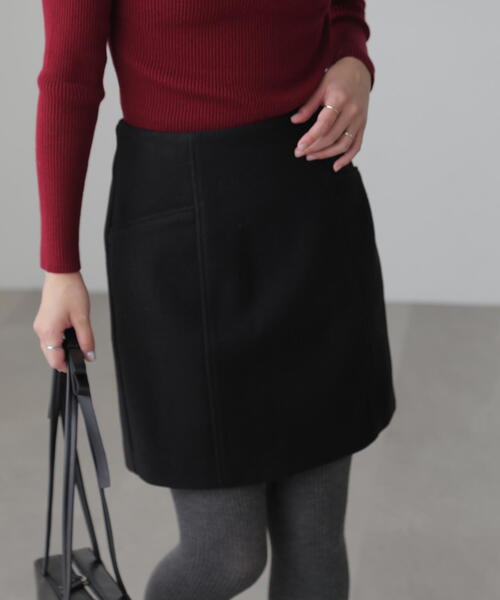 FREE'S MART（フリーズマート）の「◆メルトンタイトミニスカート（スカート・レディース・ブラック/ブラウン系その他/グレー・SMALL/MEDIUM/X-SMALL）」の18枚目の写真