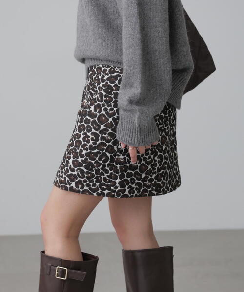 FREE'S MART（フリーズマート）の「◆メルトンタイトミニスカート（スカート・レディース・ブラック/ブラウン系その他/グレー・SMALL/MEDIUM/X-SMALL）」の5枚目の写真