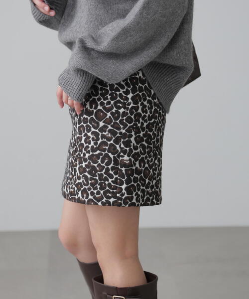 FREE'S MART（フリーズマート）の「◆メルトンタイトミニスカート（スカート・レディース・ブラック/ブラウン系その他/グレー・SMALL/MEDIUM/X-SMALL）」の6枚目の写真