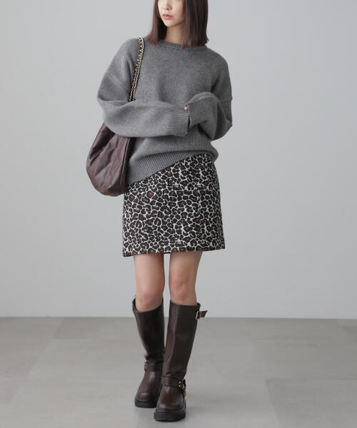 FREE'S MART（フリーズマート）の「◆メルトンタイトミニスカート（スカート・レディース・ブラック/ブラウン系その他/グレー・SMALL/MEDIUM/X-SMALL）」の8枚目の写真