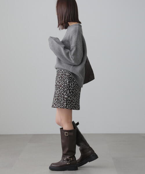 FREE'S MART（フリーズマート）の「◆メルトンタイトミニスカート（スカート・レディース・ブラック/ブラウン系その他/グレー・SMALL/MEDIUM/X-SMALL）」の9枚目の写真