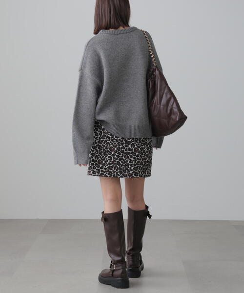 FREE'S MART（フリーズマート）の「◆メルトンタイトミニスカート（スカート・レディース・ブラック/ブラウン系その他/グレー・SMALL/MEDIUM/X-SMALL）」の10枚目の写真