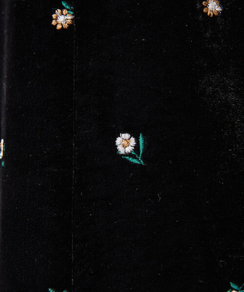 BEARDSLEY(ビアズリー)の「小花刺繍ベルベットスカート(スカート・レディース・ブラック・FREE)」の19枚目の写真