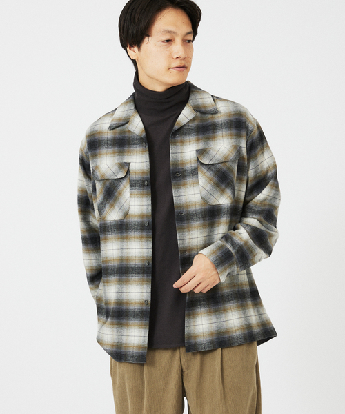 JOURNAL STANDARD relume（ジャーナルスタンダード　レリューム）の「レイヤードラウンド タートルネック ロングスリーブTシャツ（Tシャツ/カットソー・メンズ・チャコールグレー/ホワイト・MEDIUM/LARGE）」の22枚目の写真