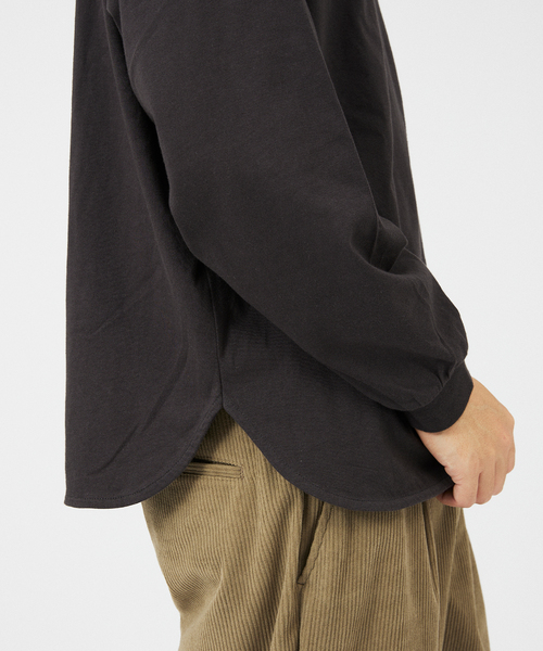 JOURNAL STANDARD relume（ジャーナルスタンダード　レリューム）の「レイヤードラウンド タートルネック ロングスリーブTシャツ（Tシャツ/カットソー・メンズ・チャコールグレー/ホワイト・MEDIUM/LARGE）」の14枚目の写真