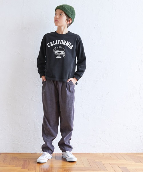 coca（coca）（コカ）の「【WEB限定セール】キッズ プリントスウェット（スウェット・キッズ・オレンジ/ネイビー/ブラック・120/140/150/130）」の15枚目の写真