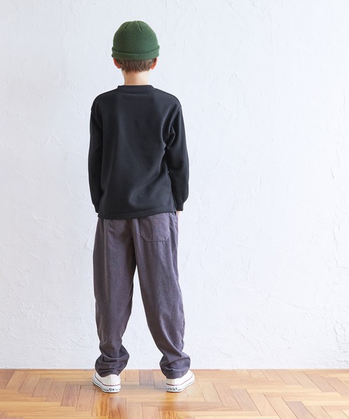 coca（coca）（コカ）の「【WEB限定セール】キッズ プリントスウェット（スウェット・キッズ・オレンジ/ネイビー/ブラック・120/140/150/130）」の10枚目の写真