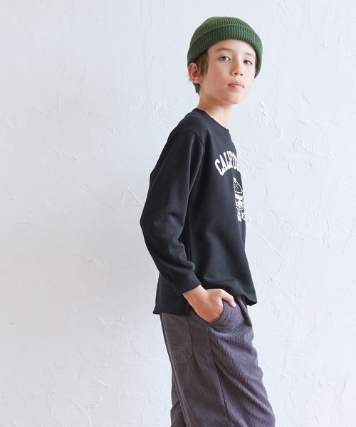 coca（coca）（コカ）の「【WEB限定セール】キッズ プリントスウェット（スウェット・キッズ・オレンジ/ネイビー/ブラック・120/140/150/130）」の16枚目の写真