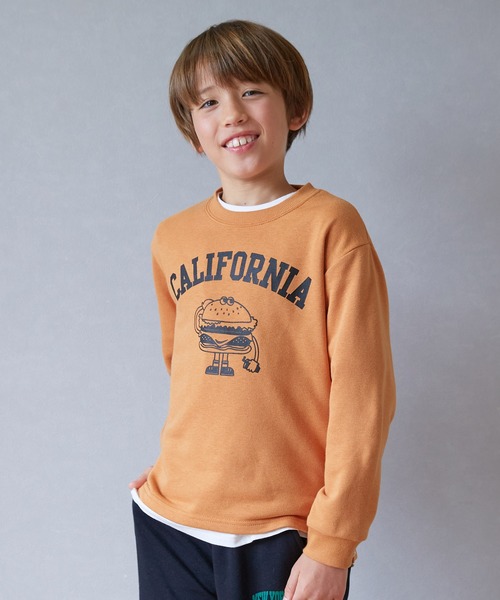 coca（coca）（コカ）の「【WEB限定セール】キッズ プリントスウェット（スウェット・キッズ・オレンジ/ネイビー/ブラック・120/140/150/130）」の11枚目の写真