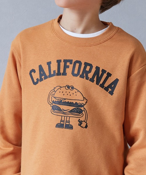 coca（coca）（コカ）の「【WEB限定セール】キッズ プリントスウェット（スウェット・キッズ・オレンジ/ネイビー/ブラック・120/140/150/130）」の13枚目の写真