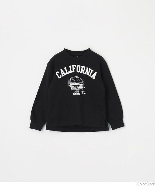 coca（coca）（コカ）の「【WEB限定セール】キッズ プリントスウェット（スウェット・キッズ・オレンジ/ネイビー/ブラック・120/140/150/130）」の7枚目の写真