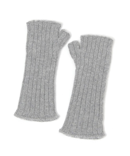 A part by（アパートバイ）の「【セレクト】COSY_Wristwarmers（手袋・レディース・ライトグリーン/チャコールグレー・FREE）」の3枚目の写真