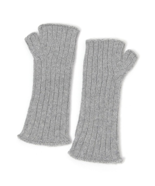 A part by（アパートバイ）の「【セレクト】COSY_Wristwarmers（手袋・レディース・ライトグリーン/チャコールグレー・FREE）」の4枚目の写真