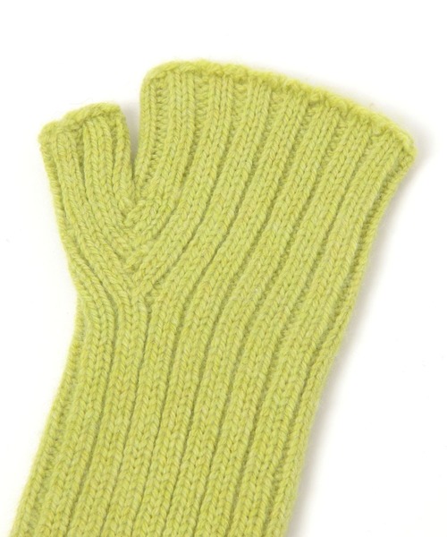 A part by（アパートバイ）の「【セレクト】COSY_Wristwarmers（手袋・レディース・ライトグリーン/チャコールグレー・FREE）」の7枚目の写真