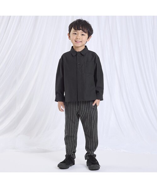 Seraph(セラフ)の「【ジュニア対応】サスペンダー付きニットジャガードパンツ(その他パンツ・キッズ・チェック/ストライプ・80/90/100/110/120/130/140)」の4枚目の写真