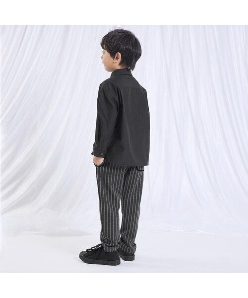 Seraph(セラフ)の「【ジュニア対応】サスペンダー付きニットジャガードパンツ(その他パンツ・キッズ・チェック/ストライプ・80/90/100/110/120/130/140)」の5枚目の写真