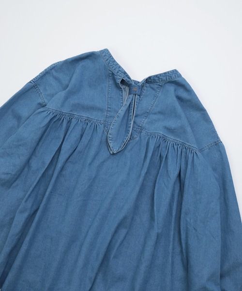 Brocante / ブロカント] 5ozデニム フラールシャツ（シャツ