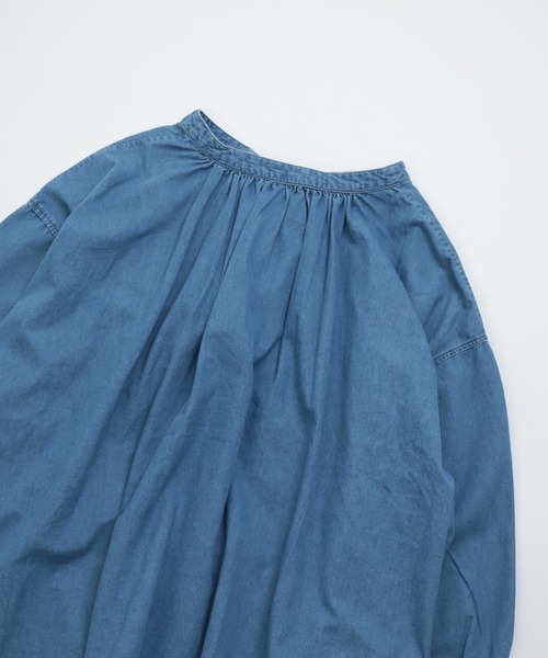 ブロカント Brocante 5ozデニム コルレット シャツ 36-315E (2024AW 秋冬) Brocante ブロカント 5ozデニム コルレット シャツ 36-315E