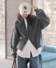 PBLIM | 《UNISEX》ピグメントZIPニット(ニット/セーター)