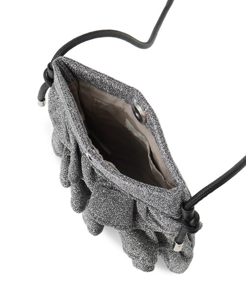 SHOO・LA・RUE(シューラルー)の「◆ラメフリルミニショルダーバッグ(ショルダーバッグ・レディース・ブラック/シルバー系その他/シルバー/ブロンズ・00)」の11枚目の写真