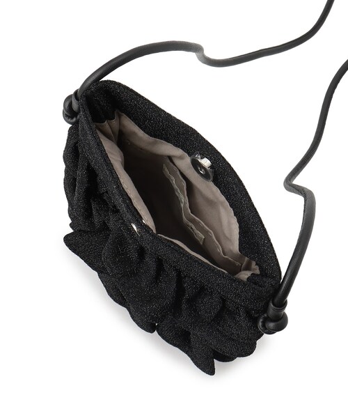 SHOO・LA・RUE(シューラルー)の「◆ラメフリルミニショルダーバッグ(ショルダーバッグ・レディース・ブラック/シルバー系その他/シルバー/ブロンズ・00)」の12枚目の写真