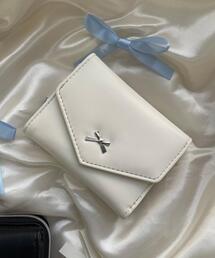 WEGO | WEGO/メタルリボンレターフラップウォレット(財布)