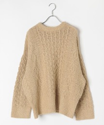 LEPSIM | 3ゲージケーブルモールチュニック　213014(ニット/セーター)