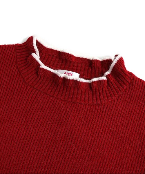 algy（アルジー）の「パールストラップワンピ&リブニットセット（ワンピース・キッズ・ミント/ピンク/アイボリー・XX-SMALL/X-SMALL/SMALL/MEDIUM）」の11枚目の写真