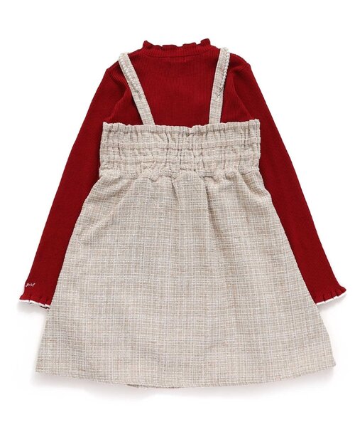 algy（アルジー）の「パールストラップワンピ&リブニットセット（ワンピース・キッズ・ミント/ピンク/アイボリー・XX-SMALL/X-SMALL/SMALL/MEDIUM）」の15枚目の写真